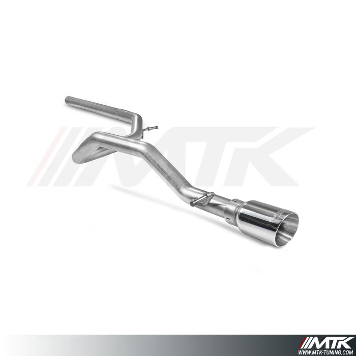 Catback avec tube intermediaire Volkswagen UP! GTI / UP! TSI